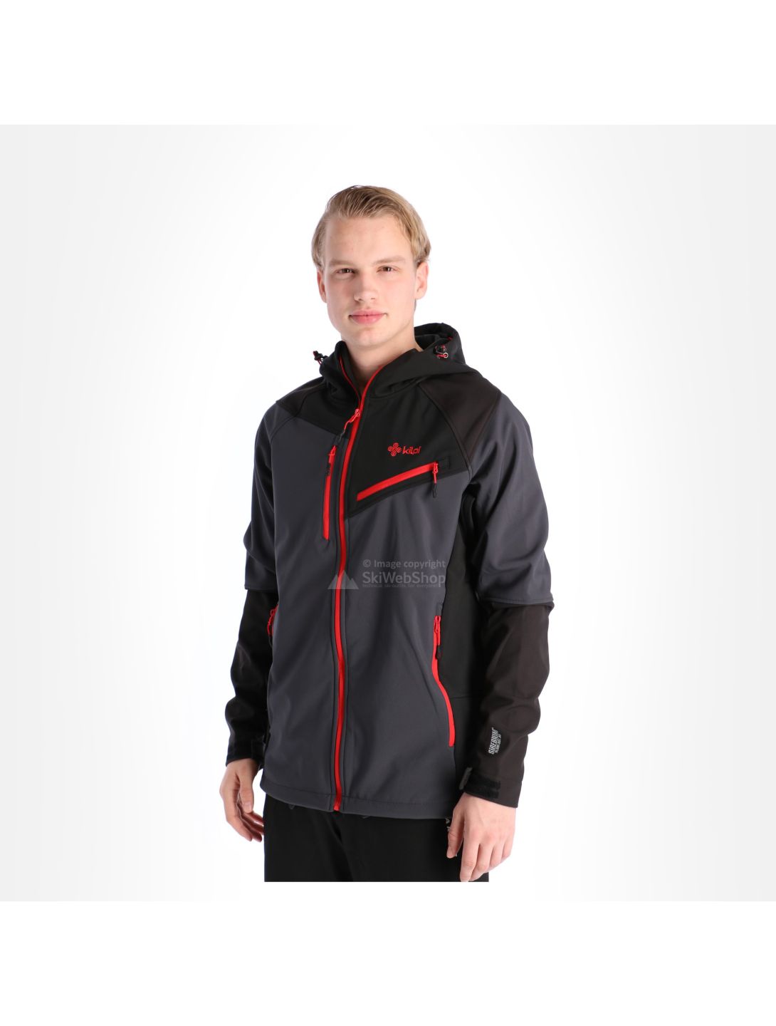 Kilpi, Zenith, softshell ski-jas, heren, grijs