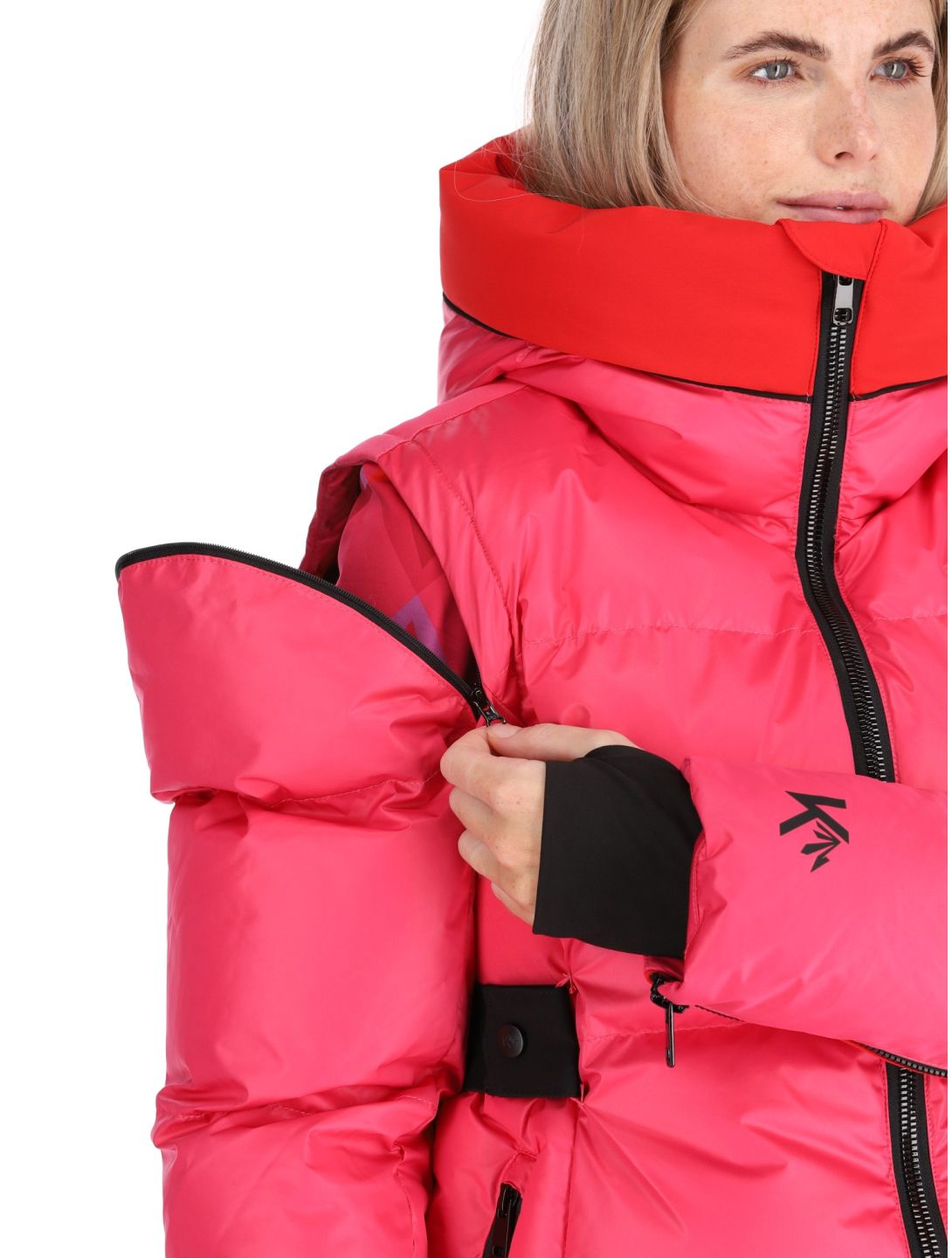 Kou Sportswear, Alpine elegance ski-jas dames Pink roze 