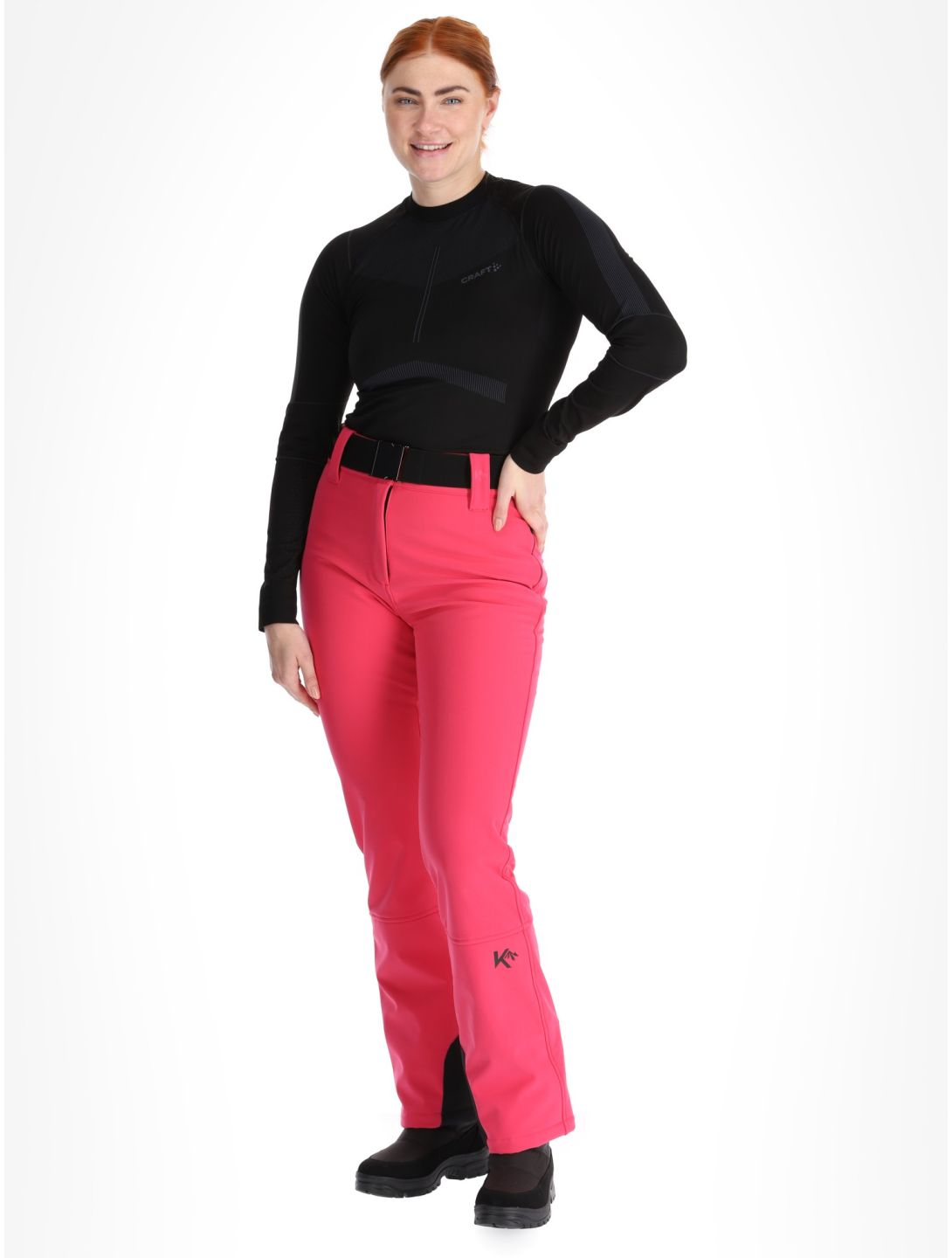 Kou Sportswear, Frost Flare Pants skibroek dames Pink roze 