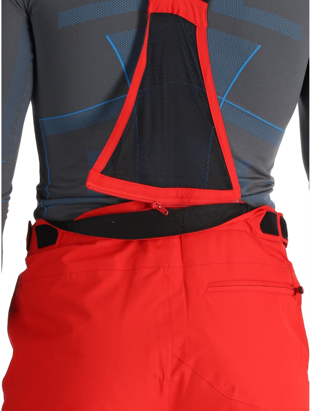 Maier Sports, Anton 2.1 skibroek lang model heren Salsa rood 