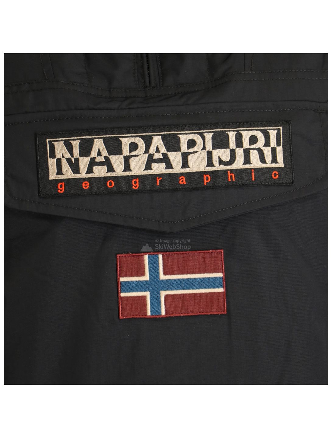 Napapijri, Rainforest pocket 2 anorak, winterjas, dames, zwart