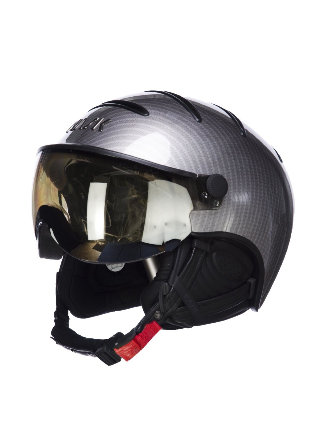 Kask Elite Pro, Skihelm, Licht Carbon-Zwart