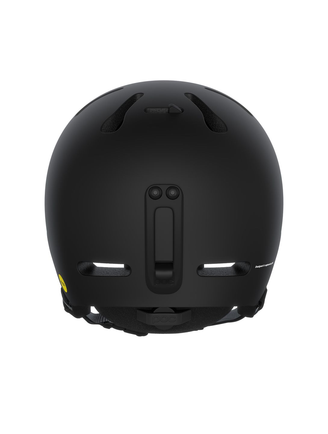 POC, Fornix MIPS skihelm unisex Uranium Black Matt zwart 