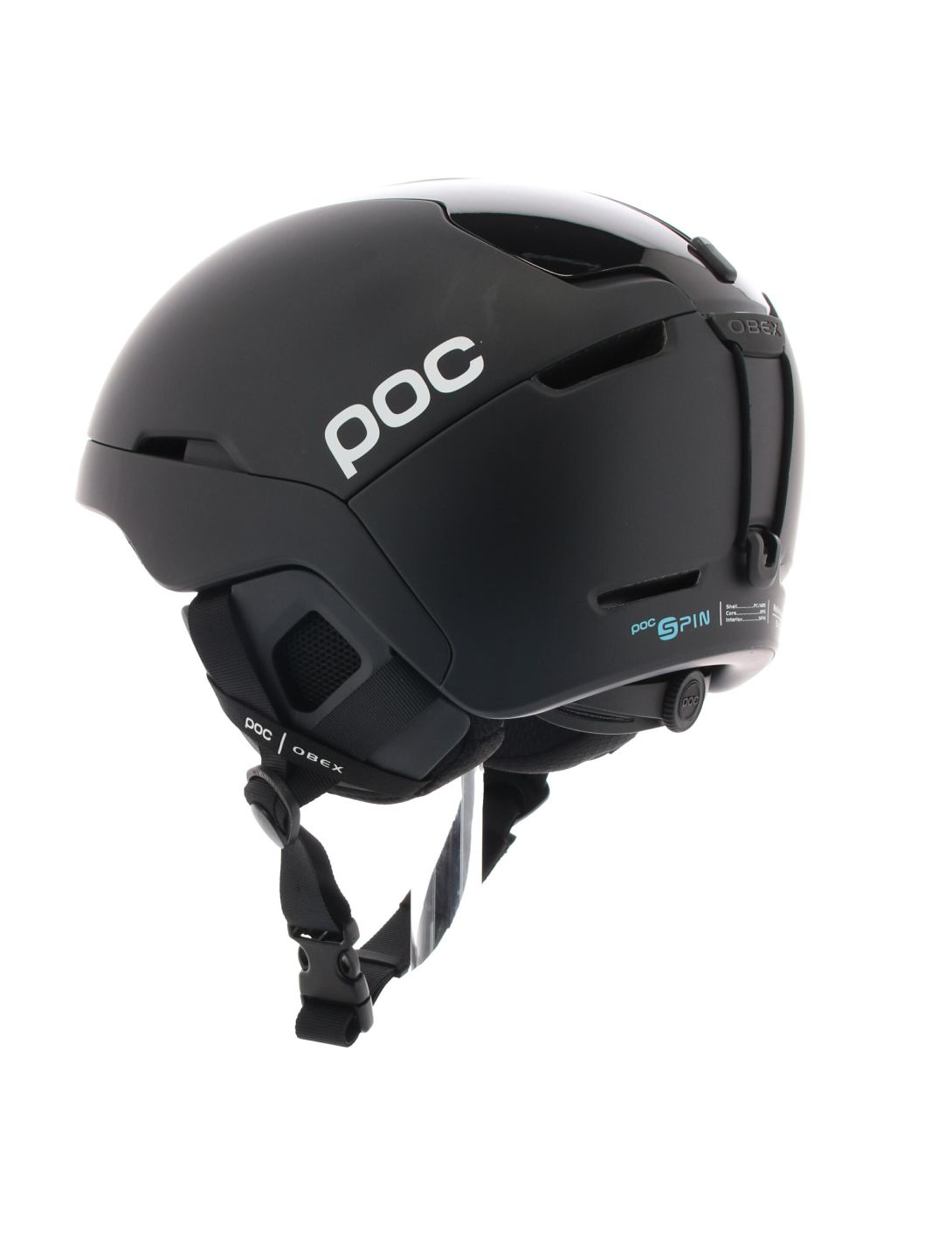 POC, Obex spin skihelm uranium zwart 