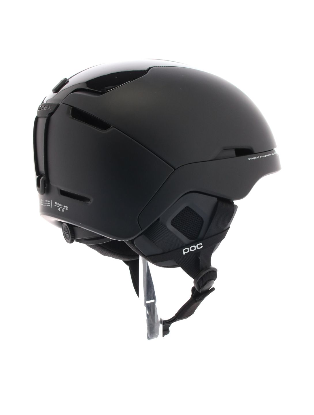 POC, Obex spin skihelm uranium zwart 