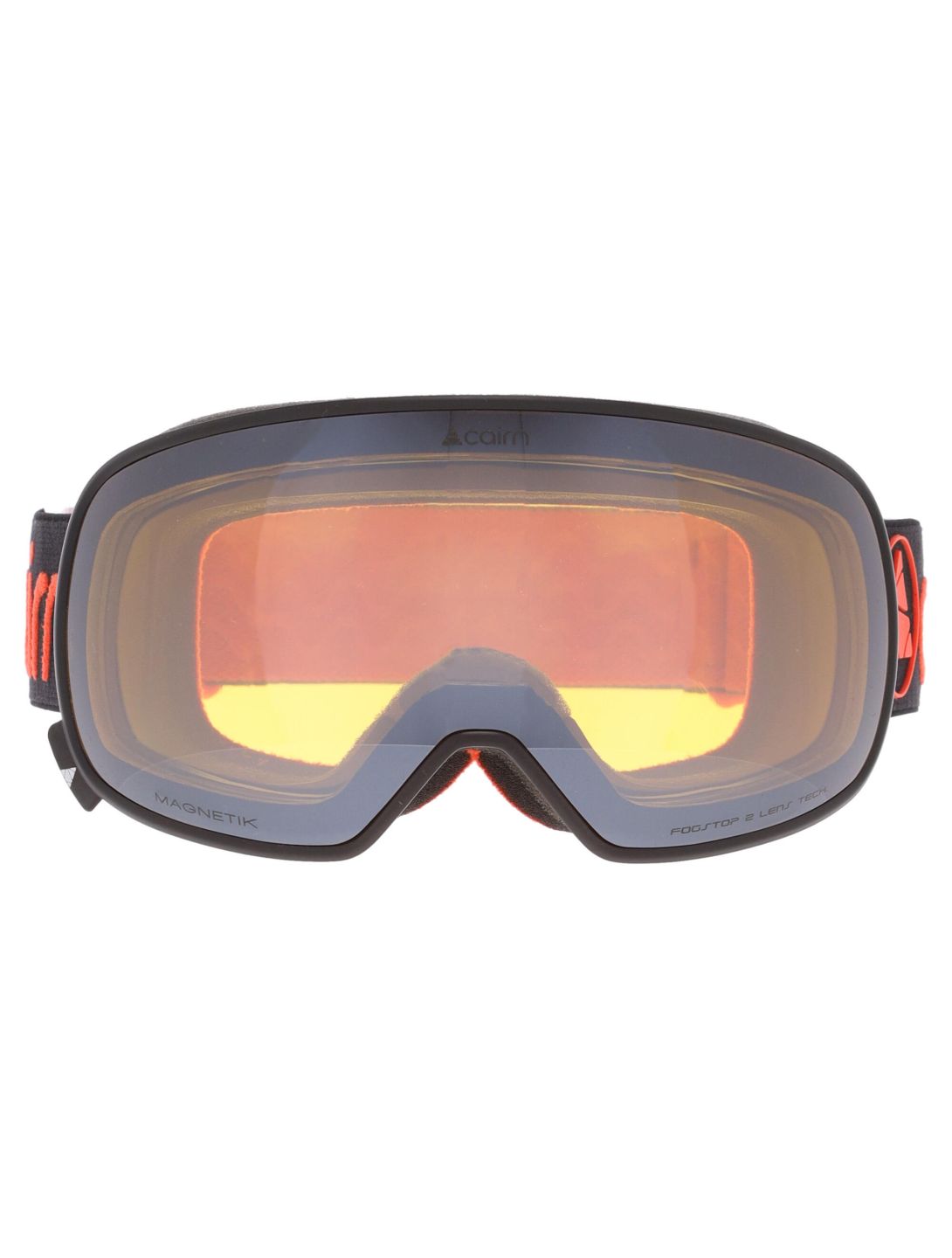 Cairn, Magnetik skibril extra lens unisex Mat Black Orange oranje, zwart 