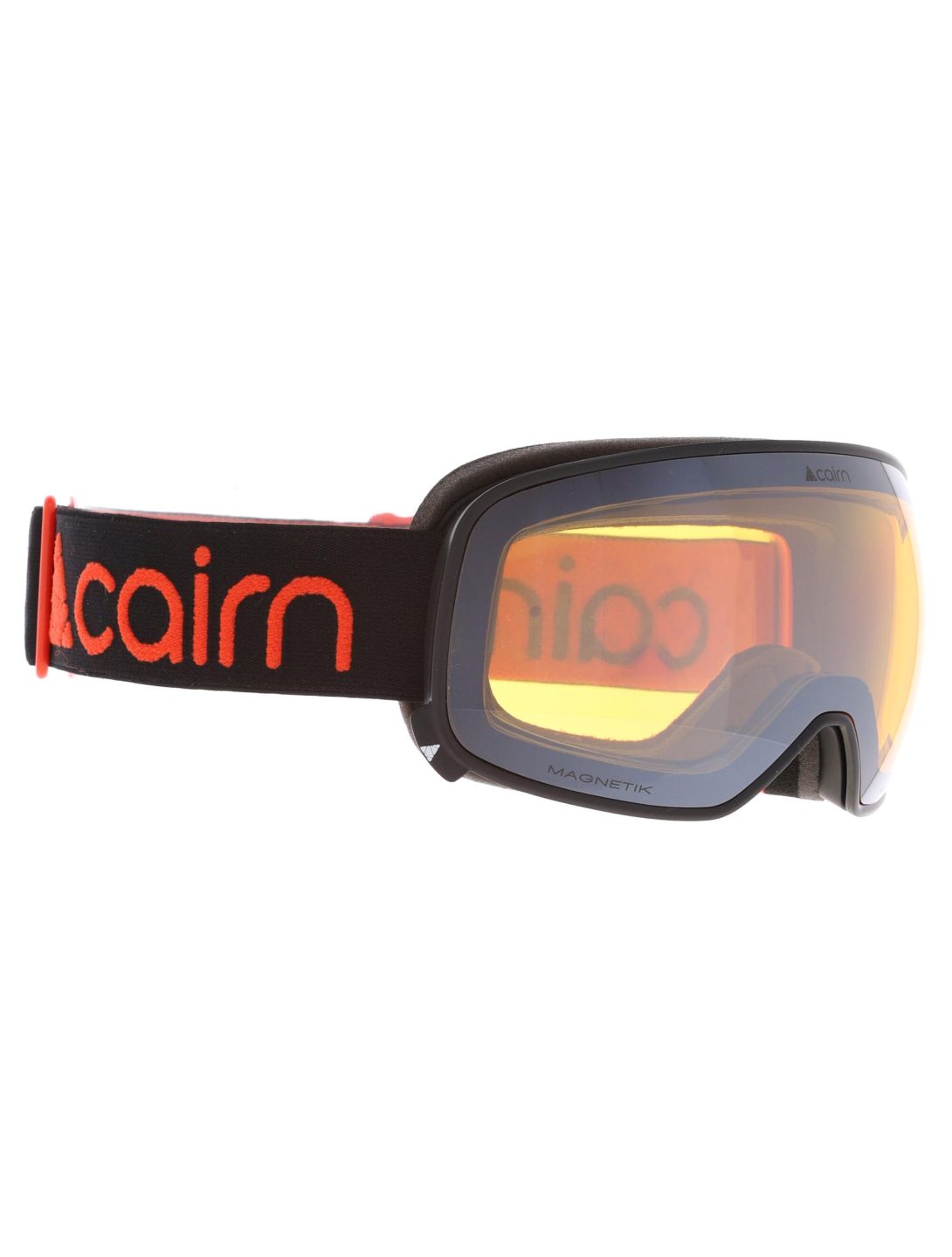 Cairn, Magnetik skibril extra lens unisex Mat Black Orange oranje, zwart 