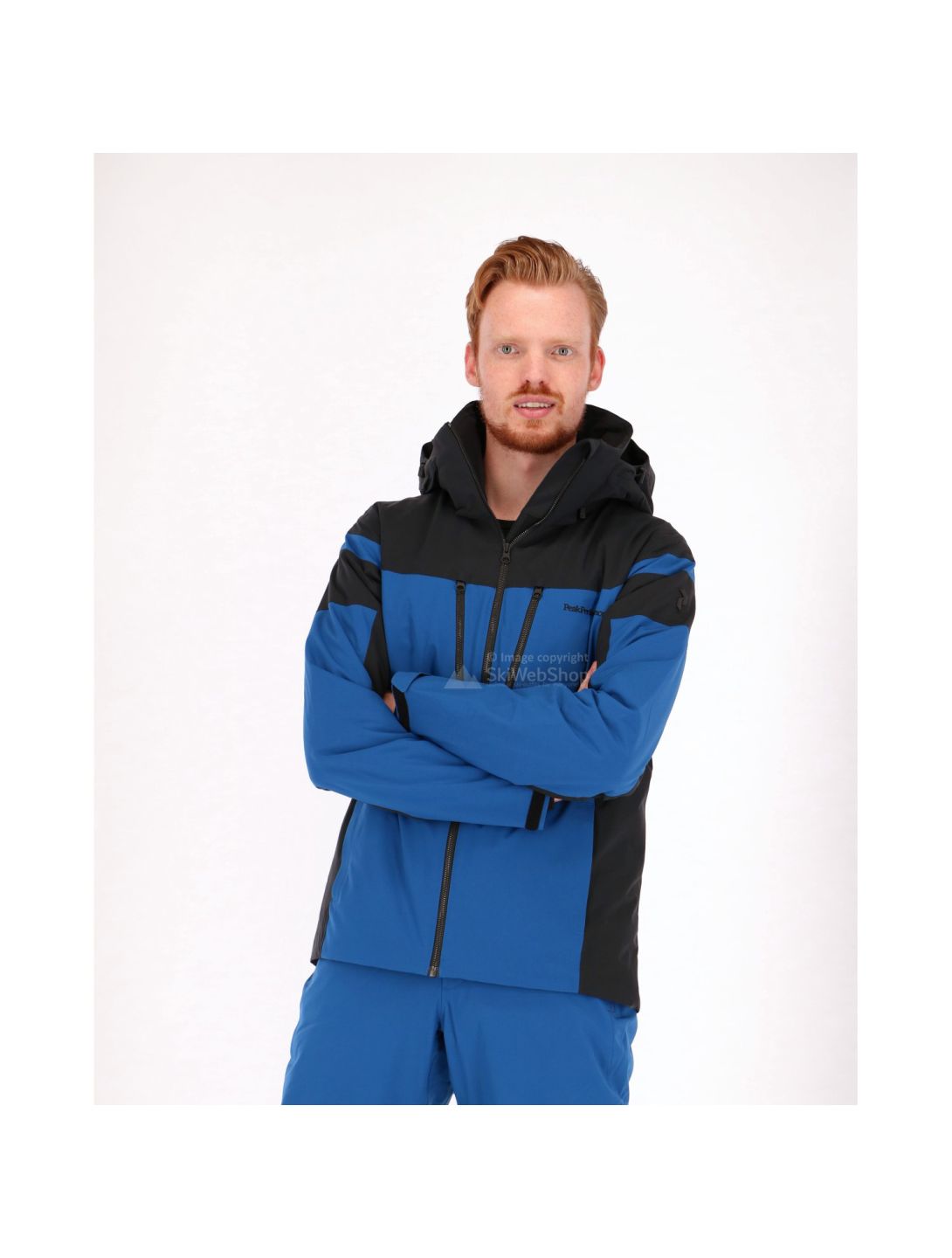 Peak Performance Lanzo ski-jas, heren, true blauw