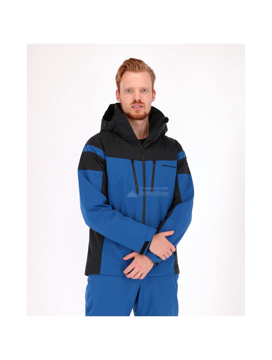 Peak Performance Lanzo ski-jas, heren, true blauw