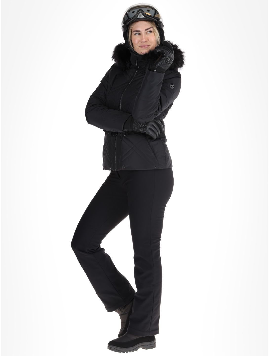 Poivre Blanc, Traditional 24PBH1003/WO/A ski-jas dames Black zwart 