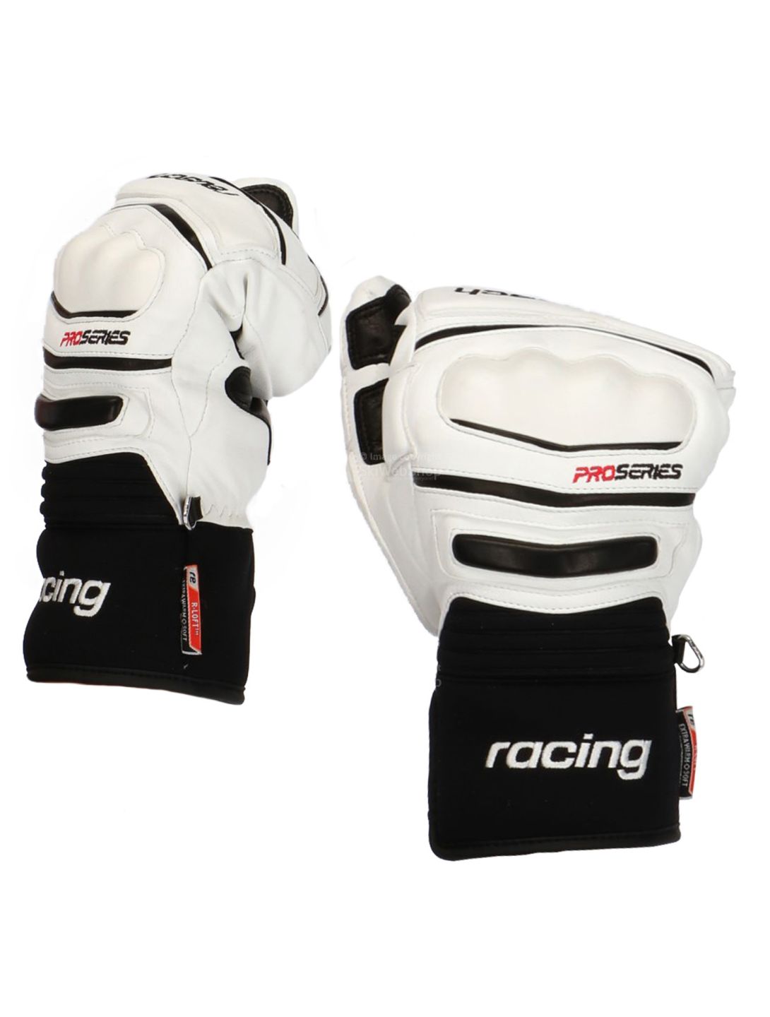 Reusch World Champ skihandschoenen, wit-zwart