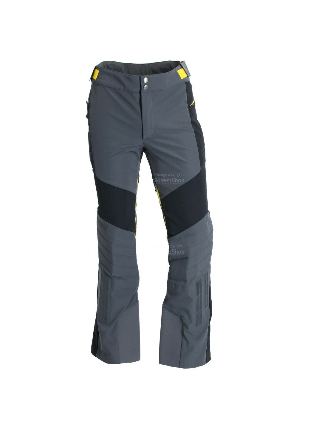 Spyder, Lech, softshell skibroek, heren, ebony geel/grijs