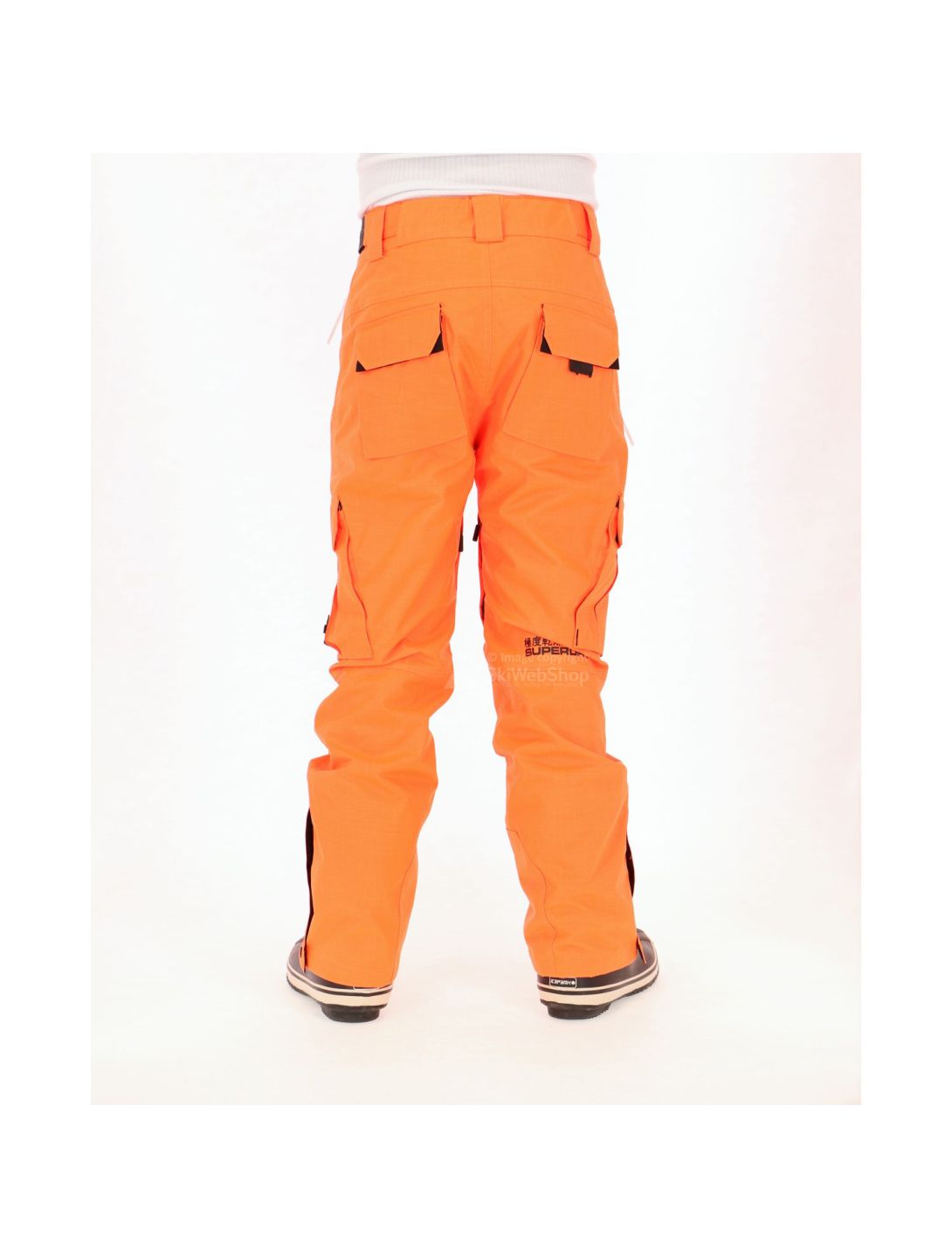 Superdry, Snowpants ski-broek, heren, strong oranje