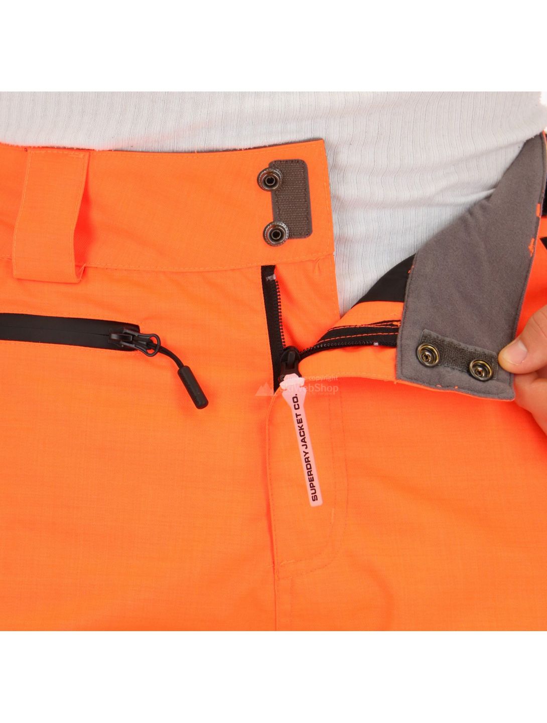 Superdry, Snowpants ski-broek, heren, strong oranje