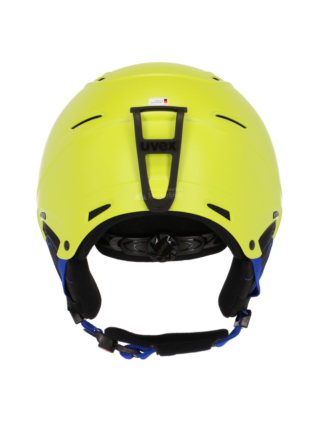 Uvex, P1us 2.0 skihelm, mat lime groen