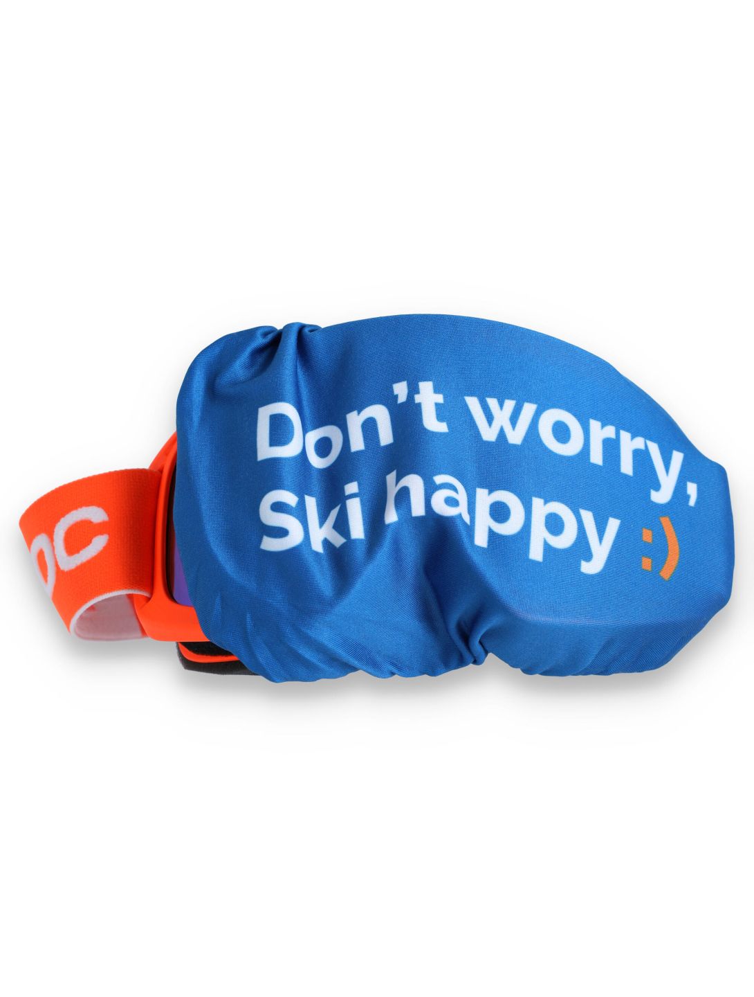 Deluni, Goggle Cover Don't Worry brilcover blauw 